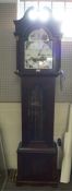 A contemporary Richard Broad longcase clock, made in Bodwin, Cornwall,