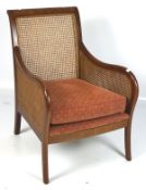 A bergere armchair,