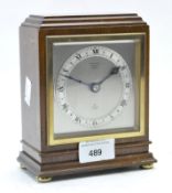 A Kemp Bros, Union St. mahogany mantle clock