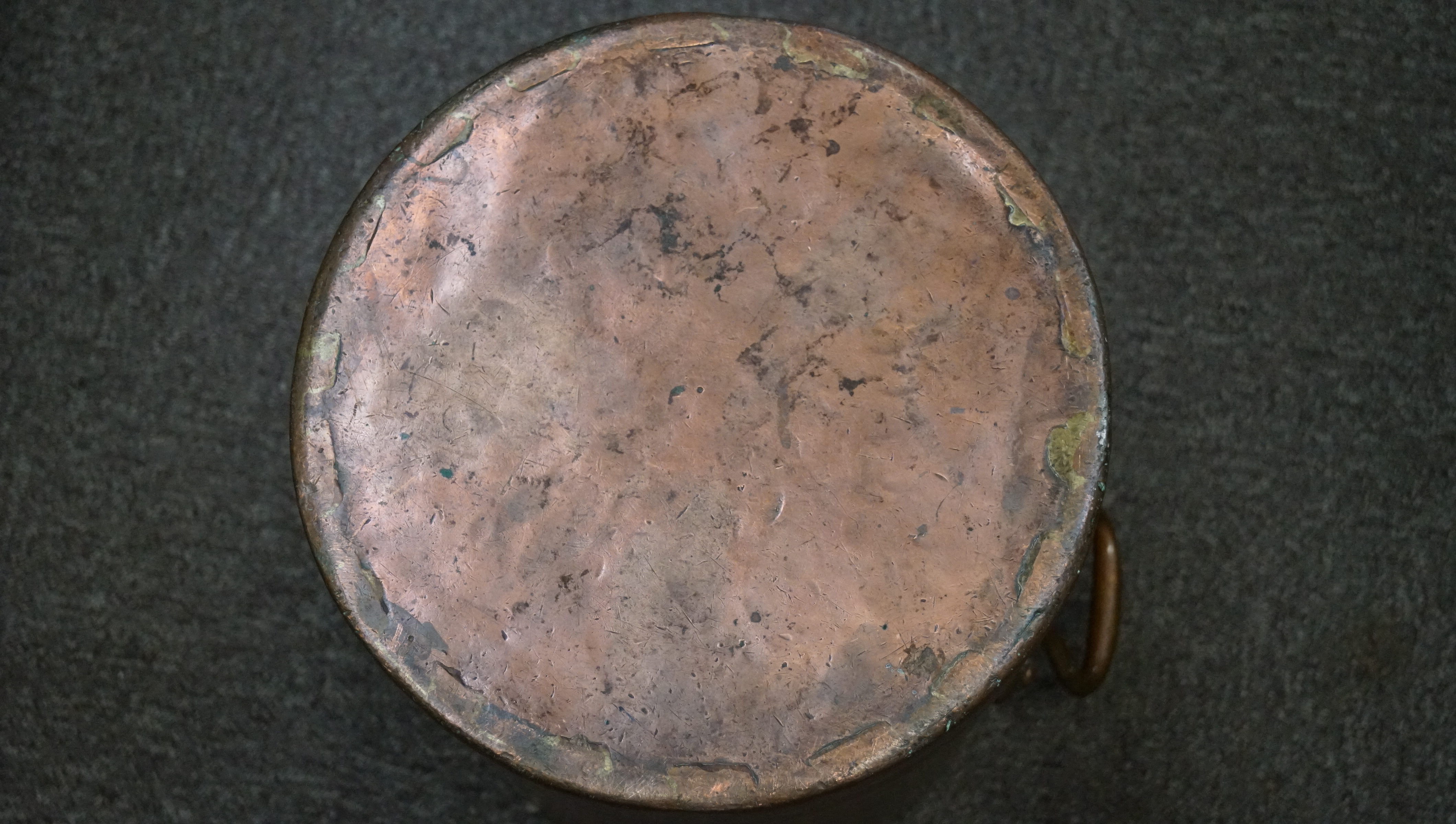 A large late 19th/early 20th century copper liquid vessel, with tap to one side, - Image 9 of 9