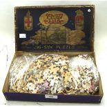 A vintage GWR wooden jigsaw puzzle, featuring the Torbay Express, 375 pieces,