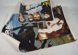 Three pop posters, including a JA Rule poster (Jeremy Bruce Atkins) 64cm x 90cm,