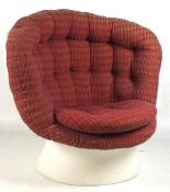 A 1960's vintage space age atomic accent chair,