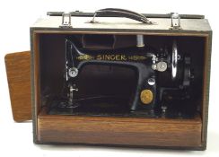 A 20th century Singer sewing machine,