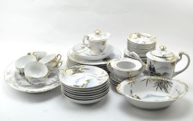 An extensive Japanese porcelain tea and dinner service,