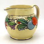 A Burslem jug, in the 'Pomme D'or' pattern,