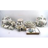 An extensive collection of Portmeirion ceramics, in the 'Botanic Garden' pattern,