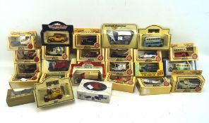 A large collection of Lledo diecast vehicles,