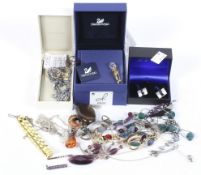 A collection of costume jewellery