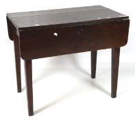 A 20th century oak drop flap Pembroke table,