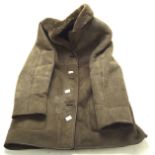 A modern Lakeland real sheepskin coat,