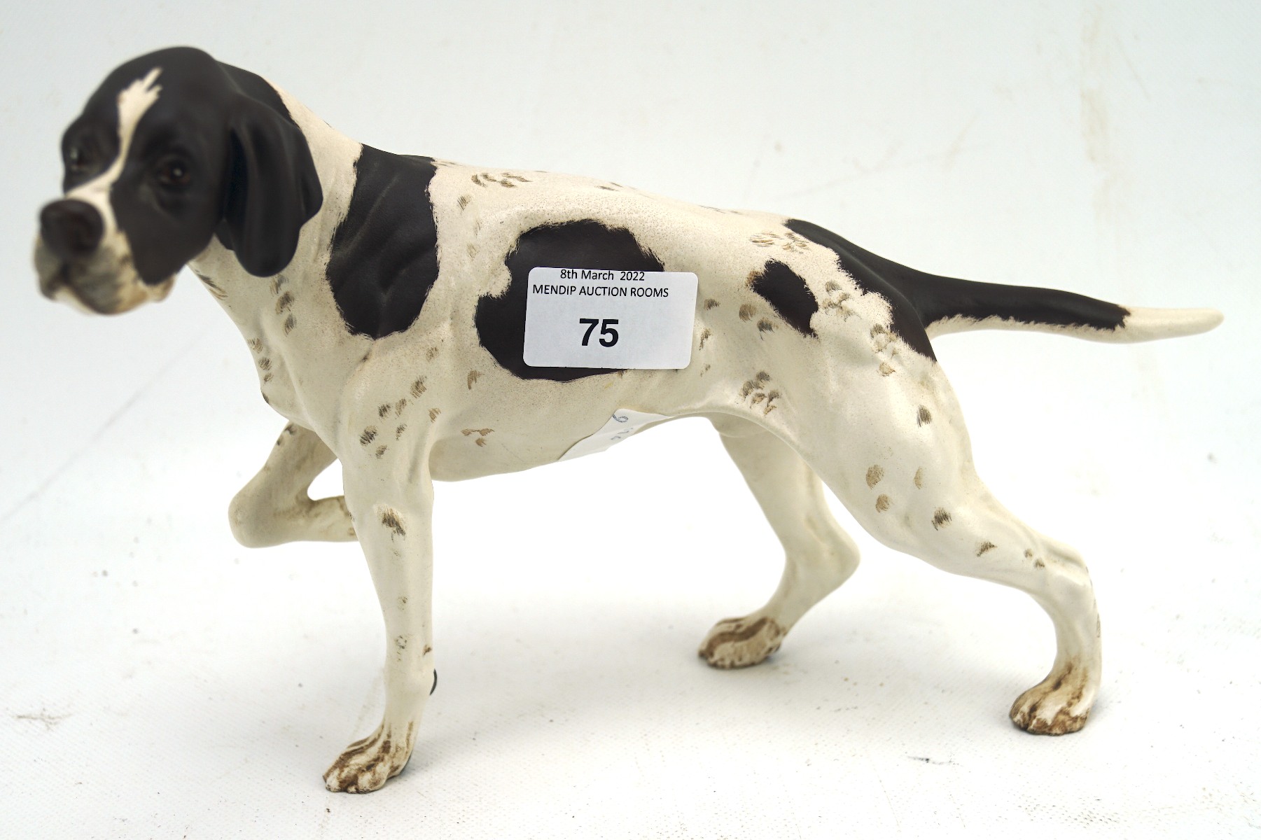 A 20th century Beswick ceramic figure of a pointer dog,