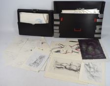 Helen Wakefield (British, 21st Century School), two large portfolios