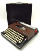 A vintage Imperial Fleetwood typewriter,