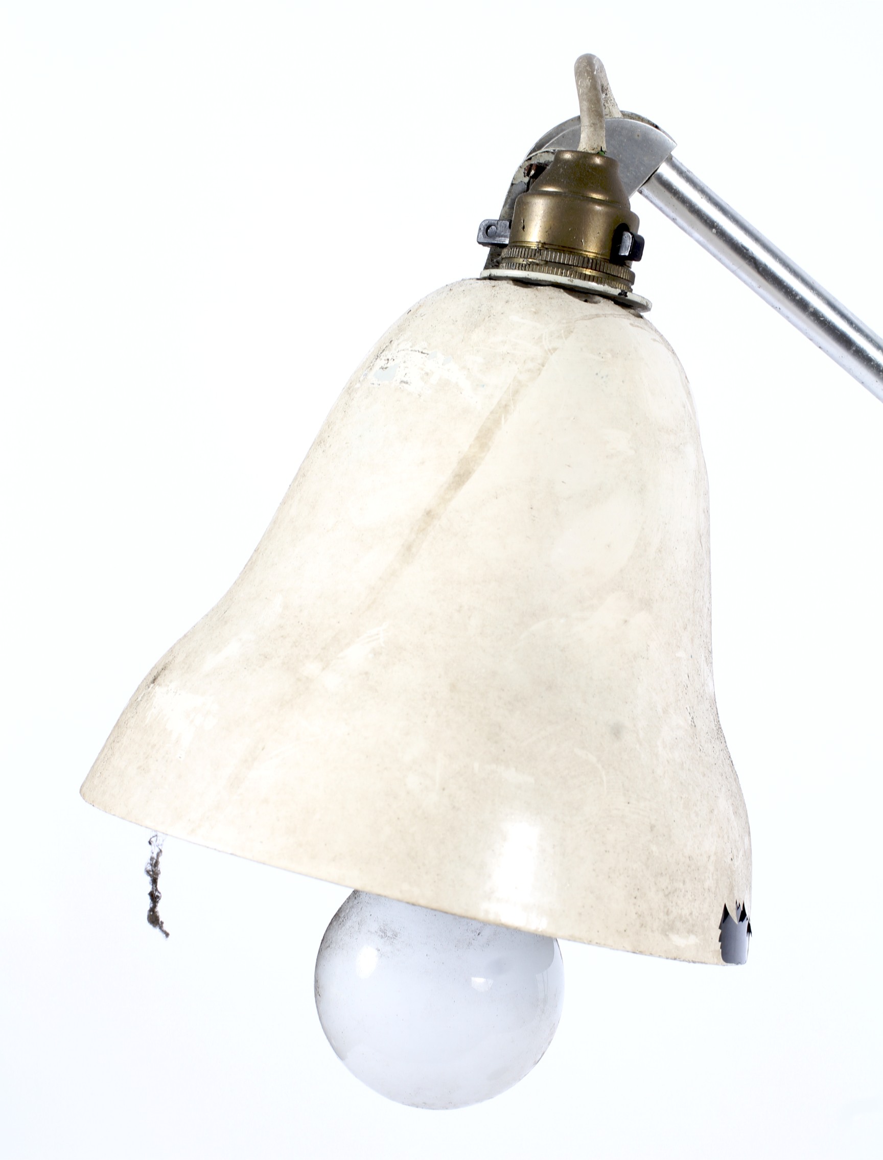 A retro aluminium Scandinavian adjustable floor lamp - Image 2 of 2