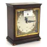 A Garrard & Co Ltd mantle clock, the movement by Elliot London,