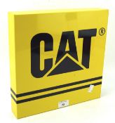 A box lid or sign for Caterpillar Excavators,