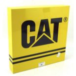 A box lid or sign for Caterpillar Excavators,