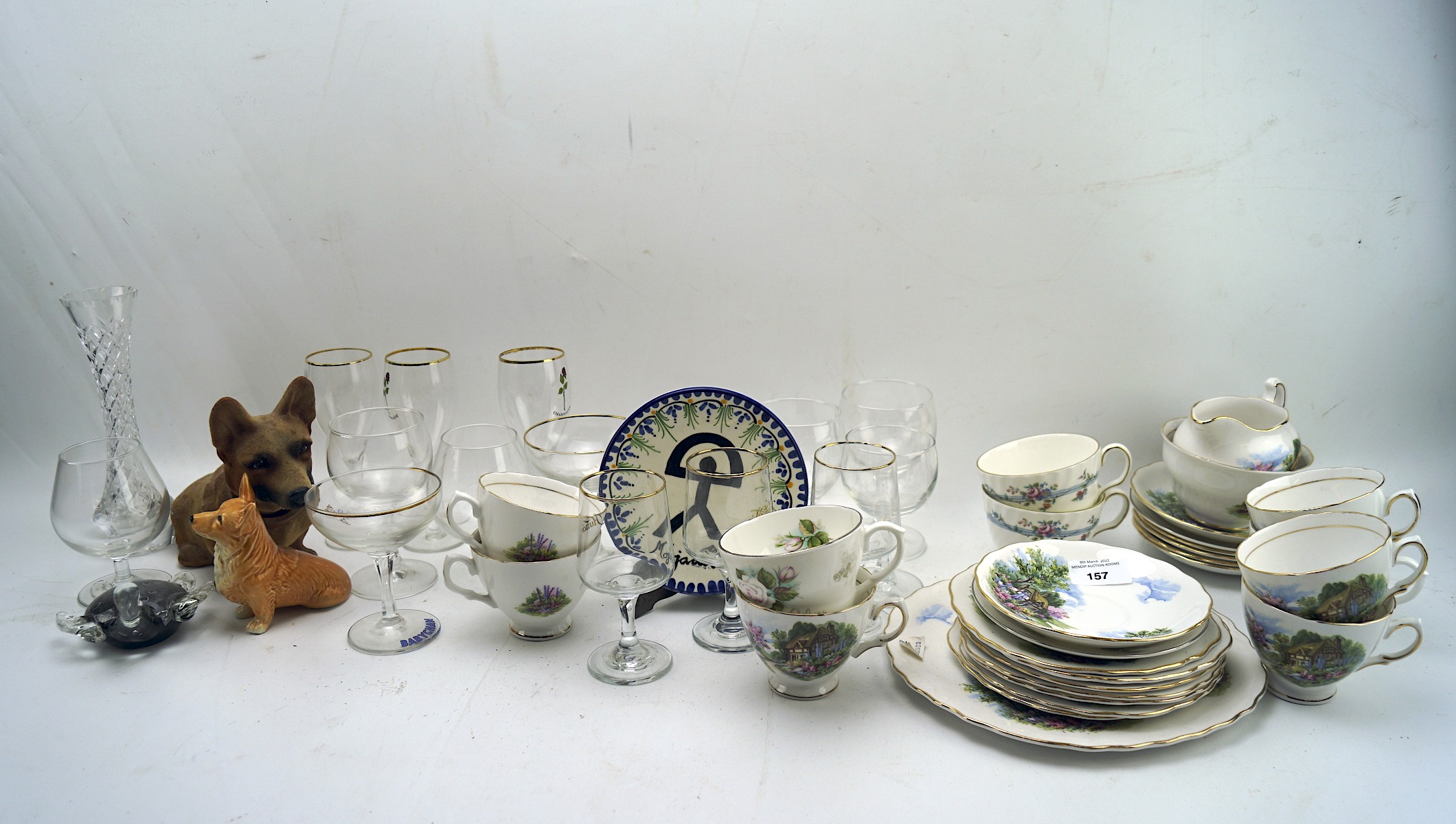 A large collection of assorted glassware and ceramics, including Babycham drinking glasses, - Image 6 of 6