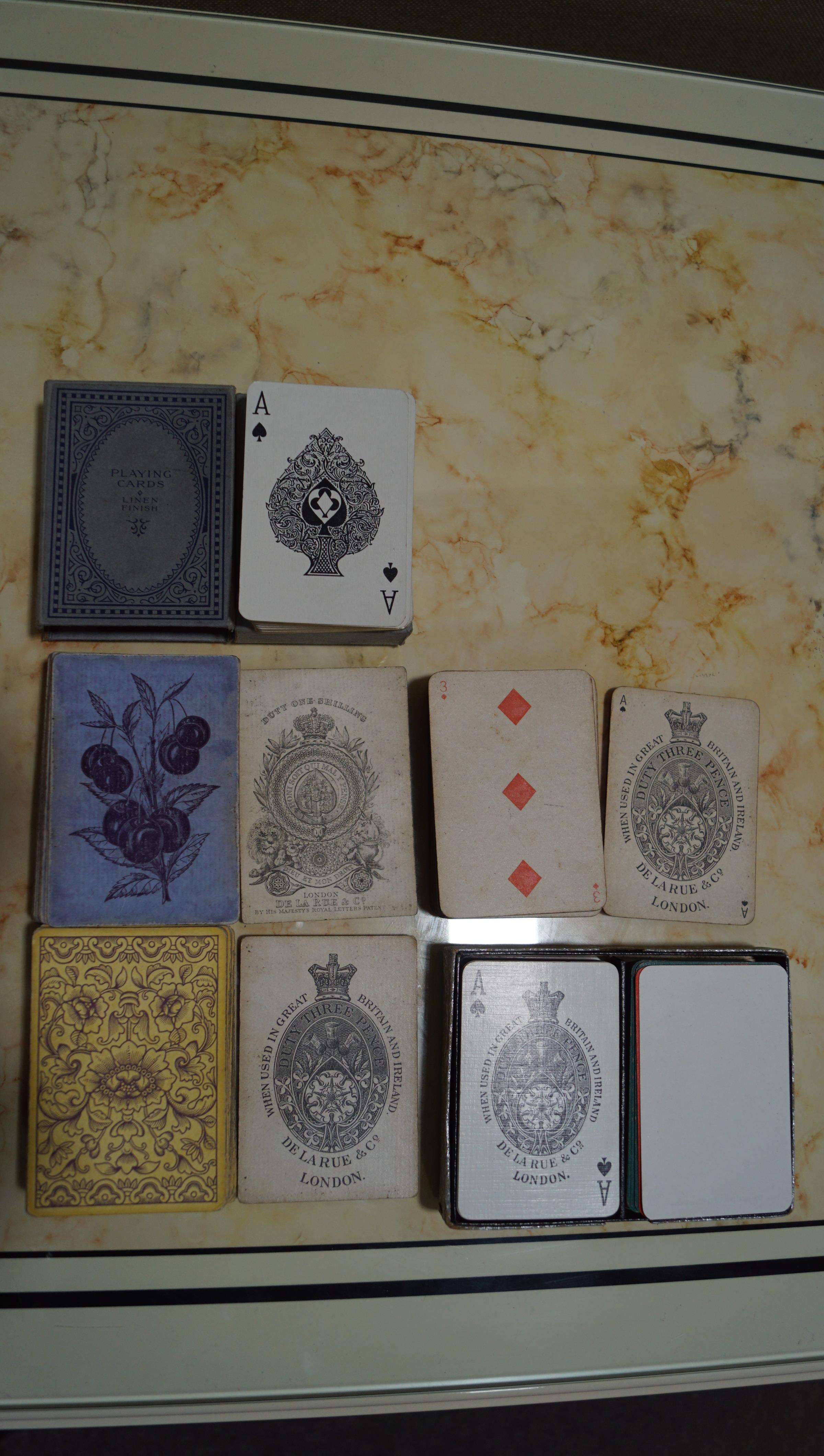 An assortment of vintage cards and games, to include playing cards, - Image 2 of 2