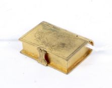 A miniature book 'Schloss's English bijoux almanac for 1843
