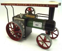 A Mamod Steam Tractor model, model TE1A,