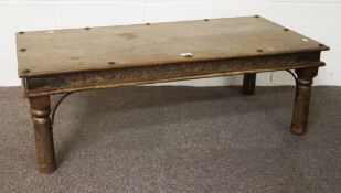 An Anglo Indian coffee table,