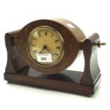 A German swivel clock by Hamburg American Co,