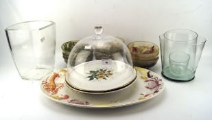 A collection of 20th century ceramics and glassware,