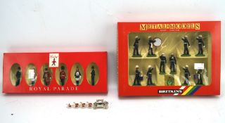 Two boxed sets of Britain's figures, one being "Royal Parade" retailed by Hamleys,