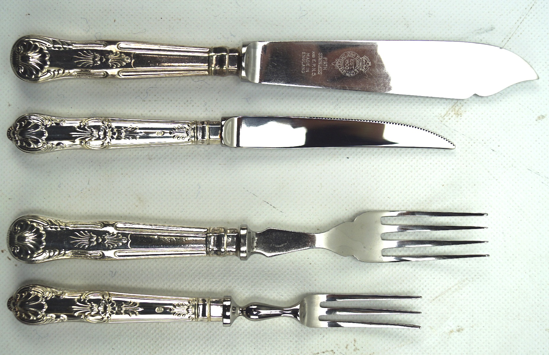 A selection of silver handled flatware, 20th century, - Image 2 of 2