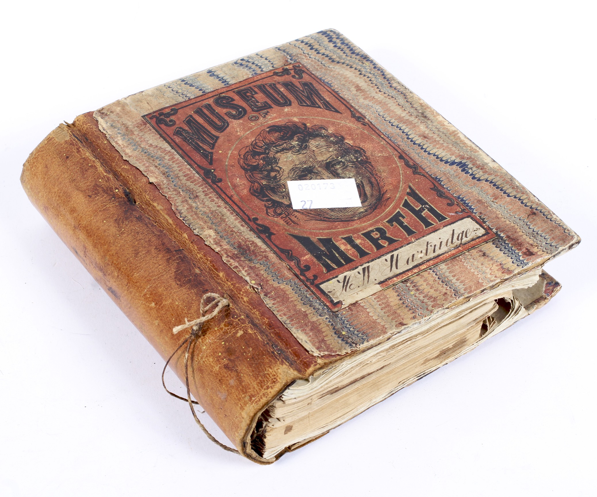 A Victorian scrap book containing a selection of period scenes,