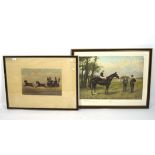 Two 20th century sporting prints,