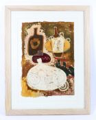 Helen Wakefield, (British, 21st Century School), Pot Patterns, batik on paper,