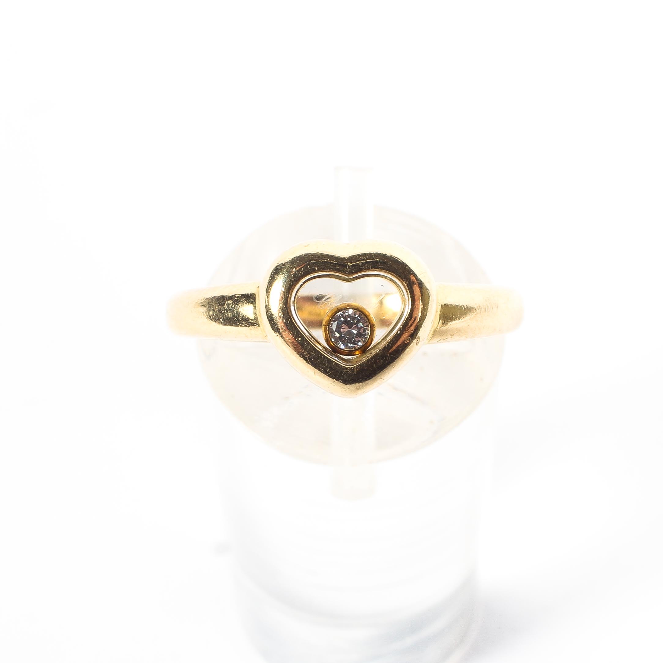 An 18ct gold floating diamond ring, side J, 4. - Image 2 of 4