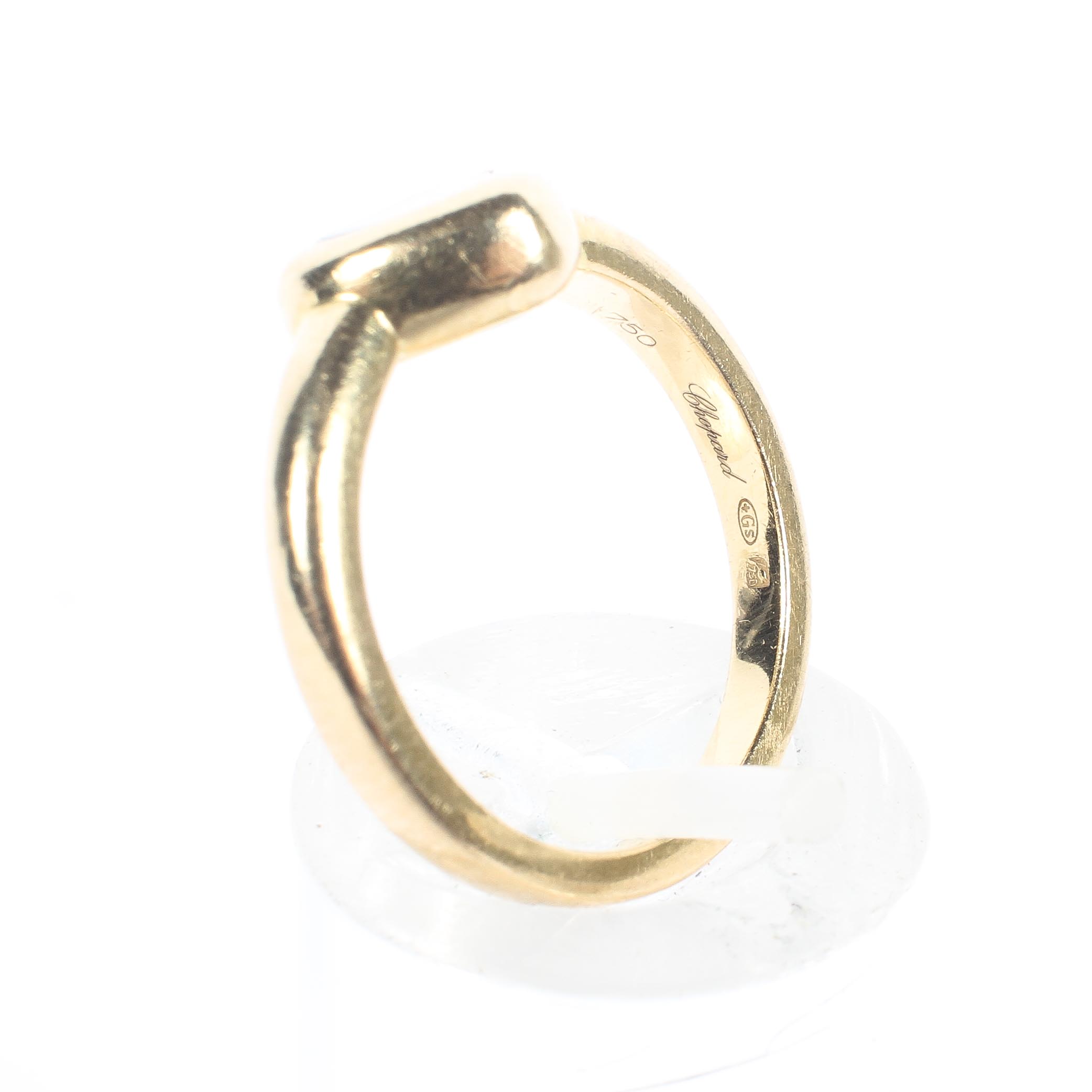 An 18ct gold floating diamond ring, side J, 4. - Image 4 of 4