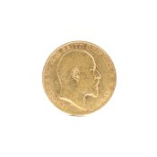 An Edwardian 1906 gold full sovereign, 7.