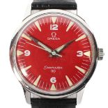 A vintage Omega Seamaster 30 manual wind wristwatch,