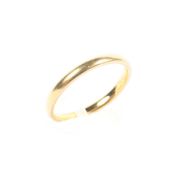 A 22ct gold wedding band, size L, 2.