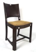 An early/mid 20th century James Philips of Bristol chair, with upholstered seat and back,