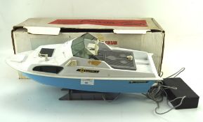 A Corsair Cruiser II model boat, made in Italy,