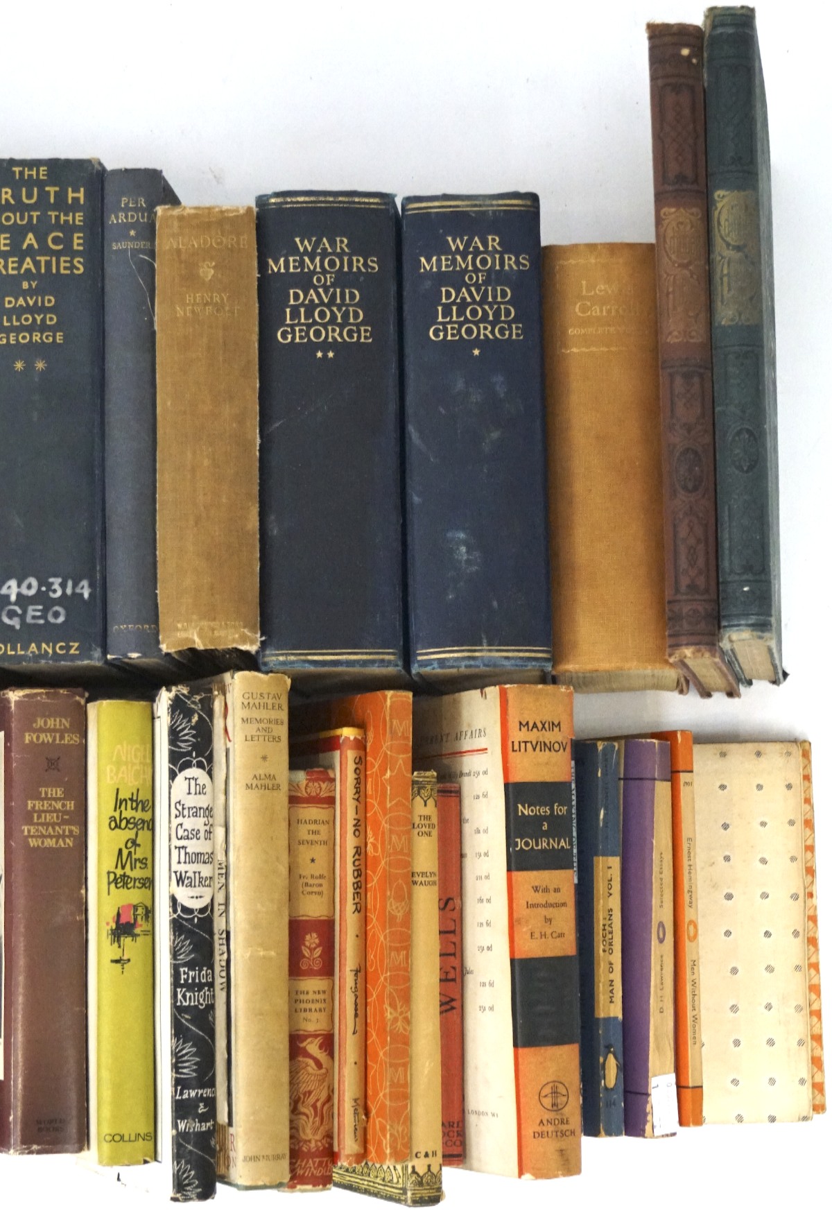 Two boxes of 20th century books, including Penguin examples and volumes regarding military subjects, - Image 4 of 4