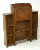 An Art deco desk shelf unit, comprising of multiple compartments,