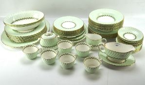 A Minton part tea and tea and dinner service, in the 'Cheviot' pattern, including cups and saucers,