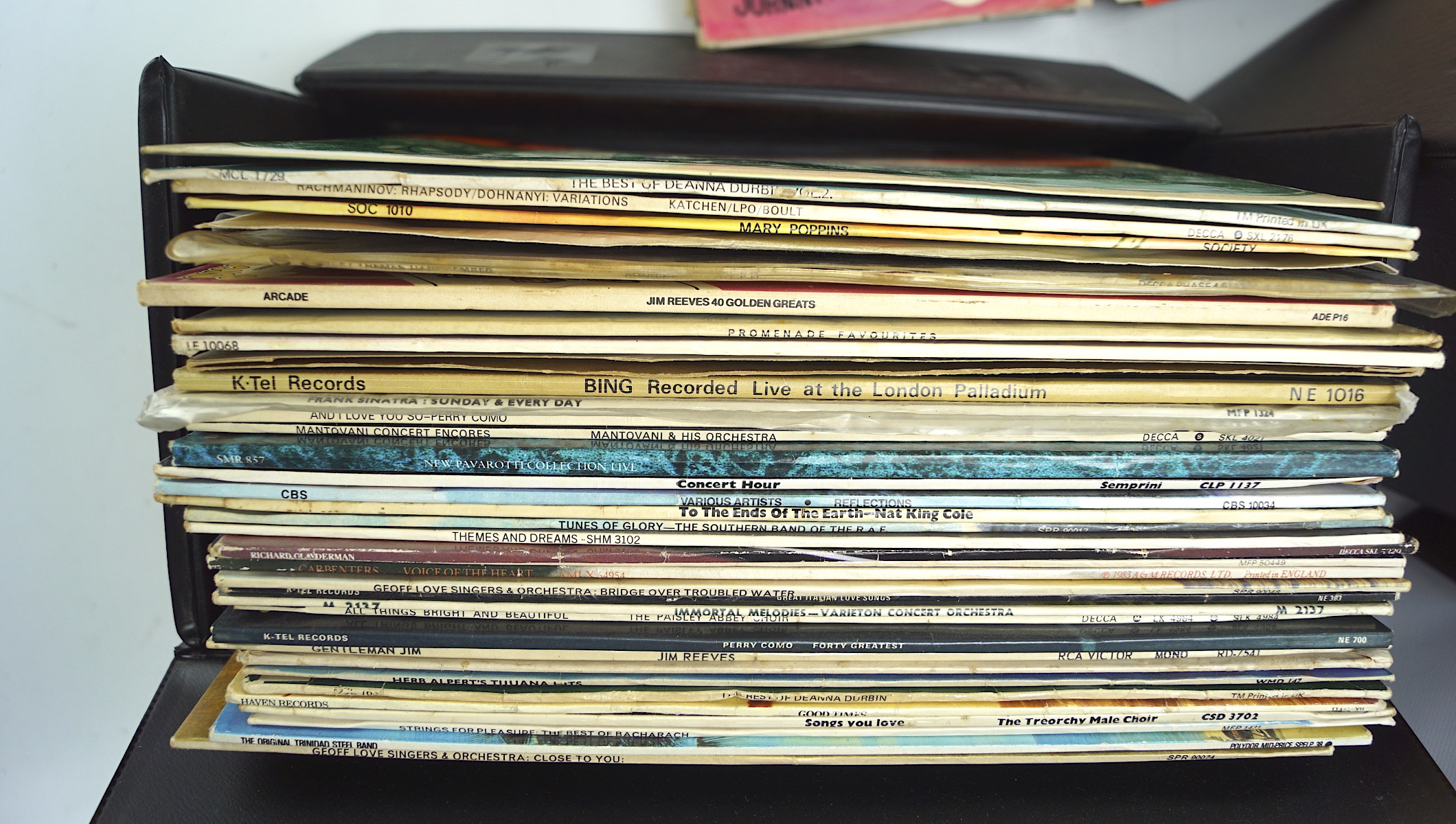 Two boxes of vinyl and records, including film soundtracks, choral music, - Image 2 of 3