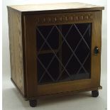 A contemporary glazed cabinet,