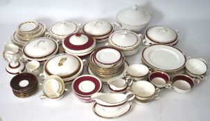 An assortment of tableware,