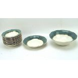 A set of Wedgwood ceramic bowls, in the 'Garden' pattern,