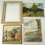 Three paintings by Helen Wakefield, (British, 21st Century School), oil on canvas,
