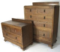 Two mid century chests of drawers,